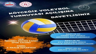 Köyceğizde ödüllü Voleybol Turnuvası düzenlendi