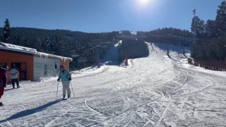 Kristal karlar diyarı Sarıkamışta kayak heyecanı başladı