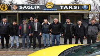 Kütahya Belediye Başkanı Kahveci, taksici esnafıyla bir araya geldi