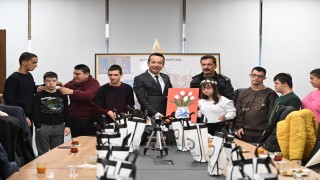 Kütahya İl Emniyet Müdürü Elbir, özel öğrencilerle bir araya geldi