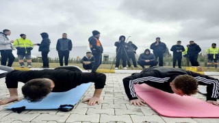 Kütahya OSBde itfaiye birimi için personel alımında uygulamalı etap tamamlandı