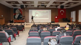 Kütahyada emniyet personeline, İntihar saldırılarının tespiti ve alınacak önlemler konulu seminer