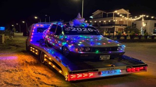 LED ışıklarla süslenen Toros dikkat çekti