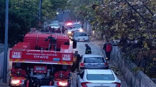 Mahsur kalan AFADı itfaiye ekipleri kurtardı