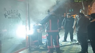 Malatyada iş yerinde korkutan yangın
