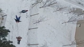 Malatyada kar tatili çocukları sevindirdi