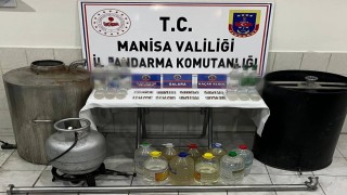 Manisada jandarmadan sahte içki operasyonu