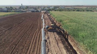 Mardinde 2. kademe içme suyu isale hattında çalışmalar devam ediyor