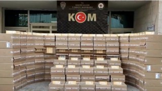 Mardinde 78 bin paket kaçak sigara ele geçirildi
