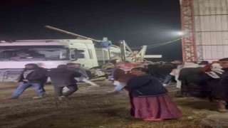 Mardinde mısır kurutma silosu çöktü: 1 ölü