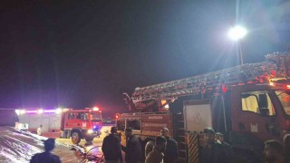 Mardinde mısır kurutma tesisinde çıkan yangın söndürüldü