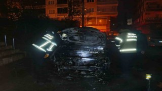 Mardinde park halindeki otomobilde çıkan yangın söndürüldü