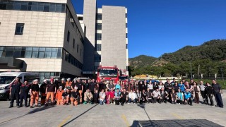 Marmaris Devlet Hastanesinde gerçeğini aratmayan tatbikat