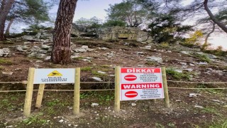 Marmaris Ticaret Odasından 2 bin yıllık kaya mezarlarına kameralı koruma desteği