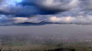 Menteşe Karabağlar yaylasında kartpostallık sabah