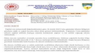 Meteorolojiden 5 il için uyarı