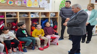 Milli Eğitim Müdürü Anaokulunda minik öğrencilerle buluştu