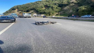 Motosiklet kazasında 16 yaşındaki genç ağır yaralandı