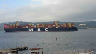 MSC Türkiye Çanakkale Boğazından geçti
