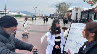 Mudanya Üniversitesi öğrencileri sağlık için seferber oldu