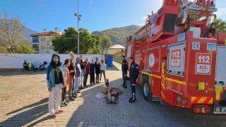 Muğla Büyükşehir Belediyesi gönüllü itfaiyeciler yetiştiriyor