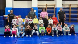 Muğlada Anasınıfı öğrencileri cimnastikle spora ilk adım dedi