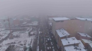 Muşta kar yağışı etkili oldu