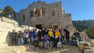 Mut Alahan Manastırı yerli ve yabancı turistlerin ilgi noktası oldu