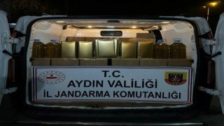 Nazillide kaçak zeytinyağı operasyonu