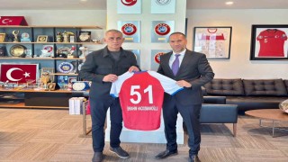 Niğde Belediye Başkanı Emrah Özdemirden TFFye ziyaret