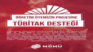 Niğde Ömer Halisdemir Üniversitesine bir TÜBİTAK desteği daha