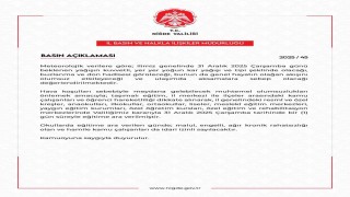Niğdede eğitme bir gün ara verildi