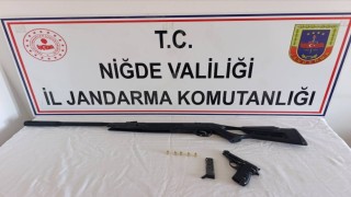 Niğdede yasadışı silah operasyonu: 3 şüpheli hakkında adli işlem