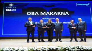 Oba Makarnaya Turqualityden En Çok Ülkeye İhracat Yapan Turquality Şampiyonu Ödülü