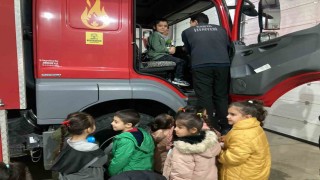 Öğrenciler yangın eğitimiyle bilinçlendi