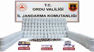 Orduda 17 bin 640 adet uyuşturucu hap ele geçirildi