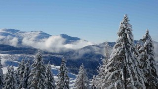 Orduda kartpostallık kar manzaraları
