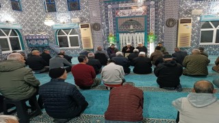 Ortacada yılın son sabah namazı buluşması Akkuyu Camiinde oldu