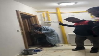 Osmaniyede kar nedeniyle mahsur kalan yaşlı kadın kurtarıldı