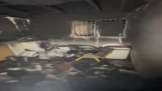Osmaniyede müstakil evde çıkan yangın söndürüldü