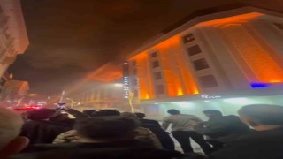 Otelin restoranında korkutan yangın