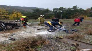 Otomobil ile tır çarpıştı: 1 ağır yaralı