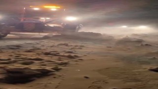 Palandöken geçidinde kar ve tipi nedeniyle mahsur kaldılar