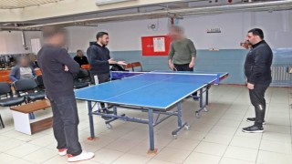 Patnos Açık Ceza İnfaz Kurumunda masa tenisi turnuvası düzenlendi