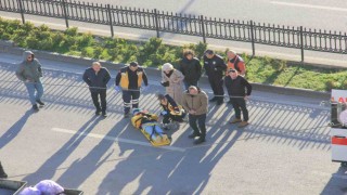 Pikap ile motosiklet çarpıştı: 1 yaralı