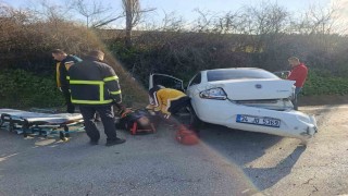 Pınarhisarda trafik kazası: 2 yaralı