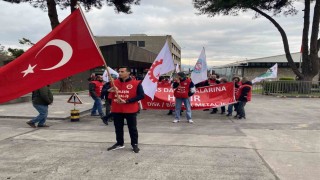 Prysmian işçileri Mudanyada yürüdü