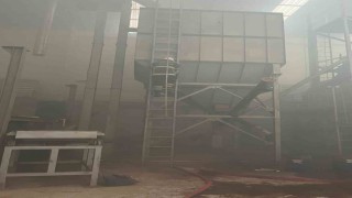Reyhanlıda fabrika yangını