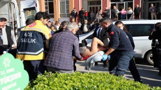 Saldırı anı an be an güvenlik kamerasına yansıdı