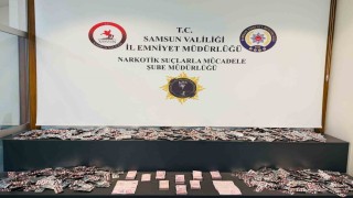 Samsunda 10 bin adet uyuşturucu hap ele geçirildi